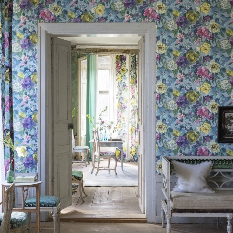 Flowers volume I PDG675/01 tapeta ścienna Designers Guild