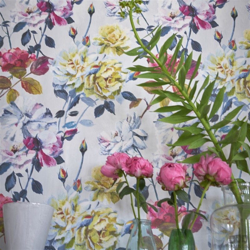 Flowers volume I PDG711/01 tapeta ścienna Designers Guild