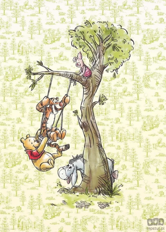 Fototapeta Winnie Pooh in the wood DX4-017