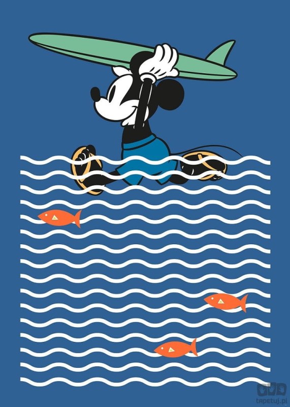 Fototapeta Mickey gone Surfin DX4-025