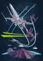 Fototapeta Star Wars Classic Concrete X-Wing DX4-039