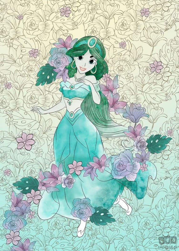 Fototapeta Jasmin Pale Flowers DX4-080