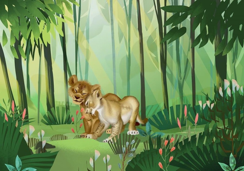 Fototapeta Lion King Love DX8-029