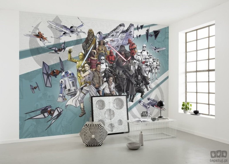 Fototapeta Star Wars Cartoon Collage Wide DX8-073