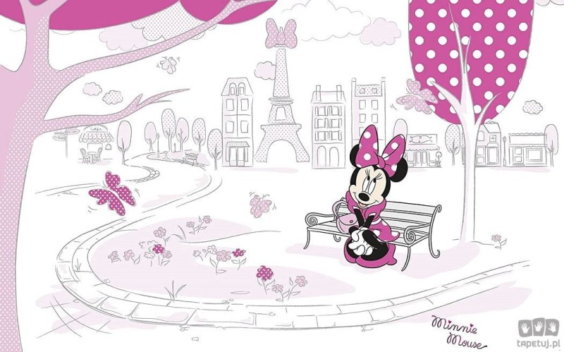 Fototapeta Minnie in Paris 023-DVD4