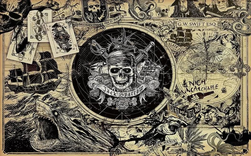 Fototapeta Pirates of the Caribbean 5 024-DVD4