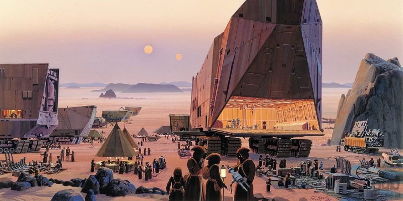 Fototapeta Star Wars Classic RMQ Java Market DX10-058