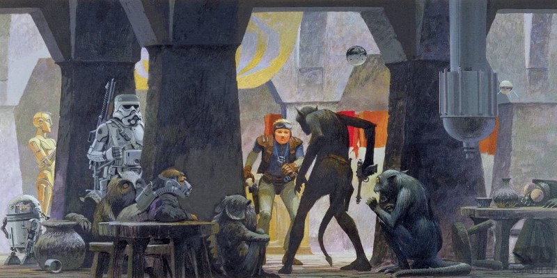 Fototapeta Star Wars Classic RMQ Mos Eisley Streets DX10-060