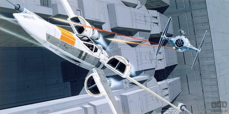 Fototapeta Star Wars Classic RMQ X-Wing vs TIE-Fighter DX10-067