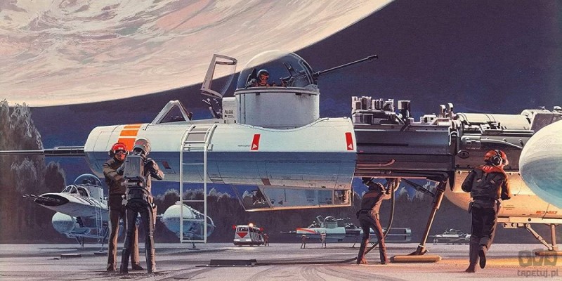Fototapeta Star Wars Classic RMQ Yavin Hangar DX10-070
