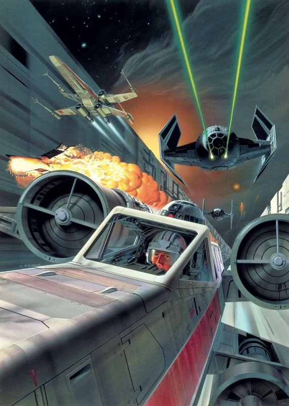 Fototapeta Star Wars Classic Death Star Trench Run DX4-042