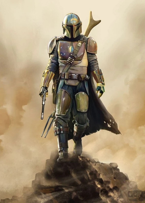 Fototapeta Star Wars The Mandalorian The Hunter DX4-086