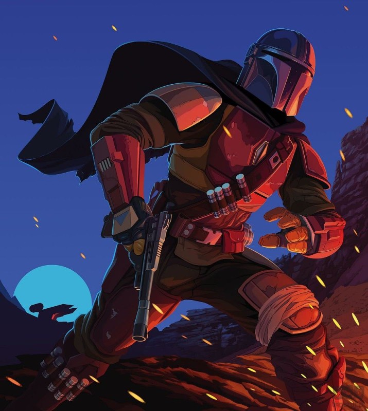 Fototapeta Star Wars The Mandalorian Big Ambush DX5-087