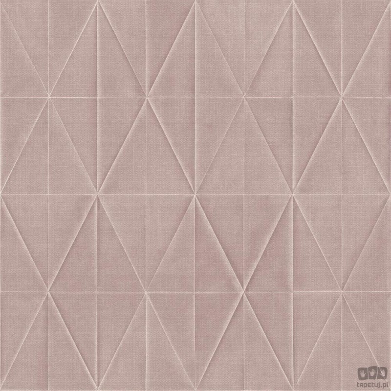 Tapeta na flizelinie wzór geometryczny szaroróżowy