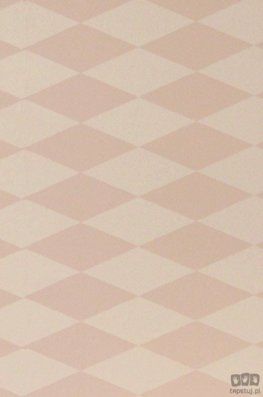 Tapeta na flizelinie geometryczny wzór beż różowy