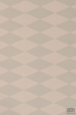 Tapeta na flizelinie geometryczny wzór beż zielony