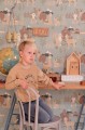 Tapeta na flizelinie dla dzieci w lamy niebieskie tło