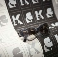 Tapeta winylowa na flizelinie podobizna Karl Lagerfeld czarny