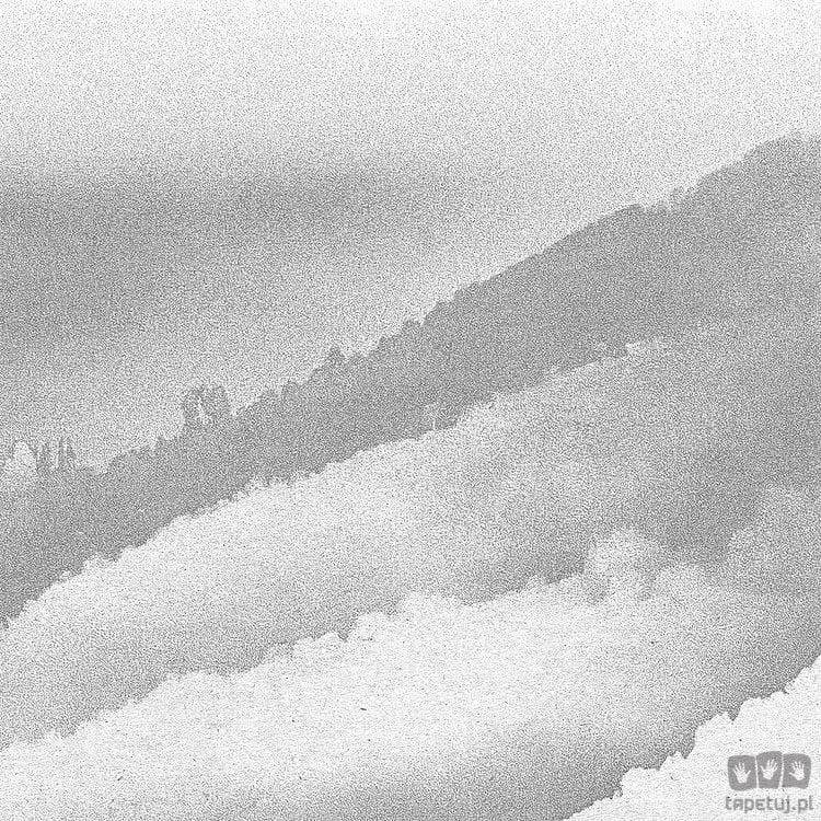 Fototapeta White Noise Mountain R2-010