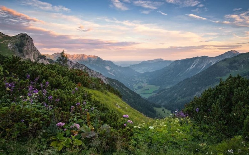 Fototapeta Naturpark Allgäuer Hochalpen SHX9-059