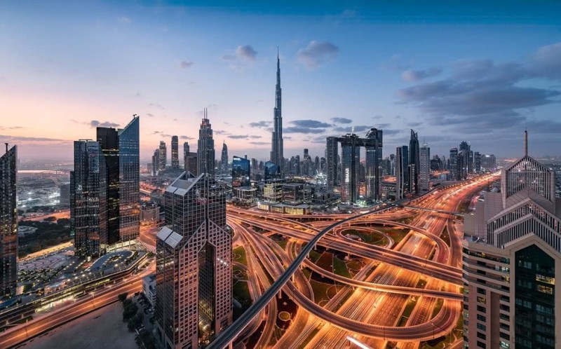 Fototapeta Lights of Dubai SHX9-119