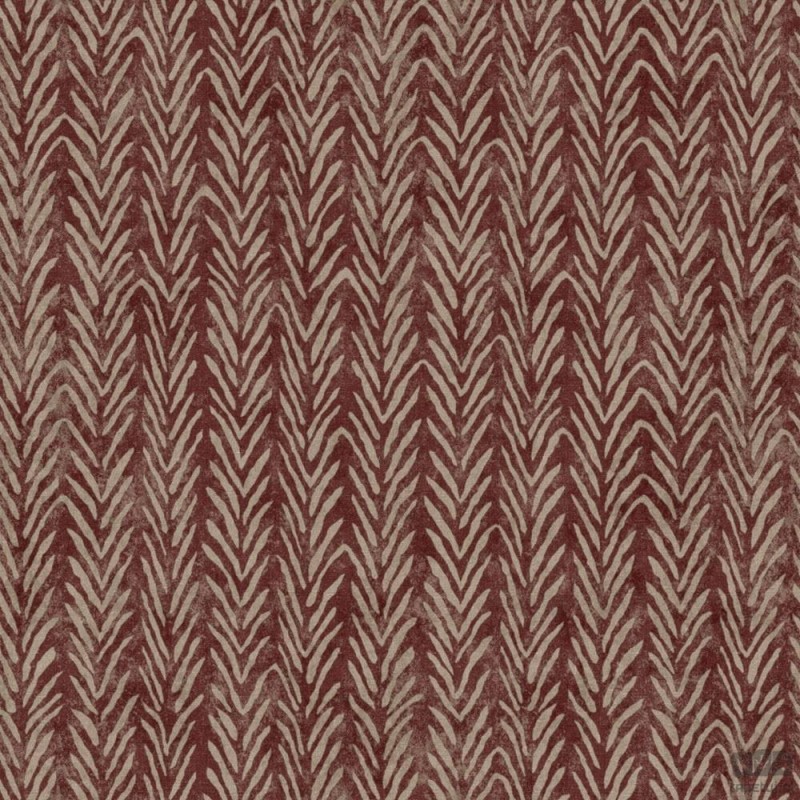 Tapeta ścienna na flizelinie ICH Wallpaper Nomad beżowo-bordowa