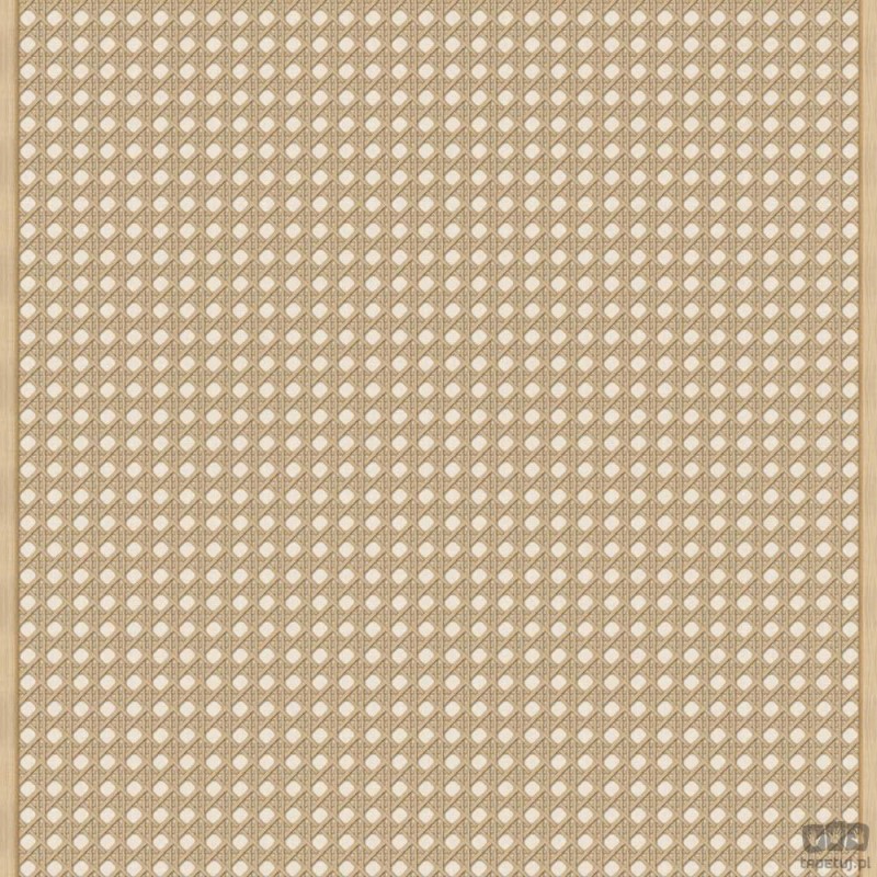 Tapeta z przestrzennym motywem geometrycznym ICH Wallpaper Nomad beżowa