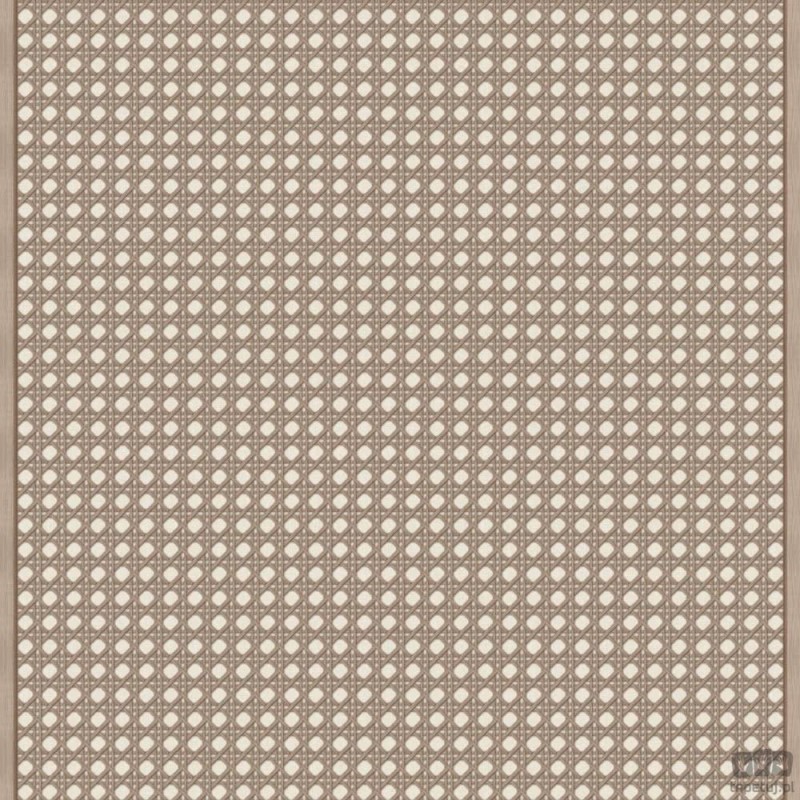Tapeta z przestrzennym motywem geometrycznym ICH Wallpaper Nomad beżowo-brązowa