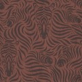 Tapeta na flizelinnie z motywem zebry ICH Wallpaper Nomad czerwono-czarna