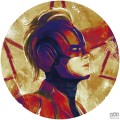 Fototapeta Avengers Painting Captain Marvel Helmet DD1-054