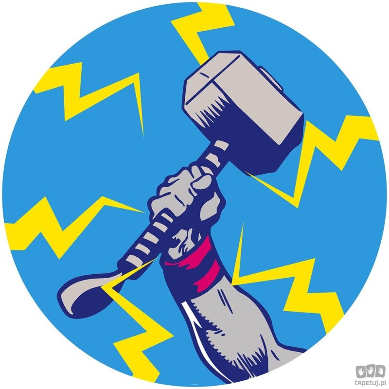 Fototapeta Avengers Thor's Hammer Pop Art DD1-056