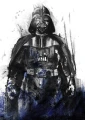 Fototapeta Star Wars Watercolor Vader IADX4-017
