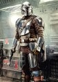 Fototapeta Mandalorian Fight Posture IADX4-023