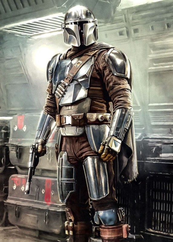 Fototapeta Mandalorian Fight Posture IADX4-023