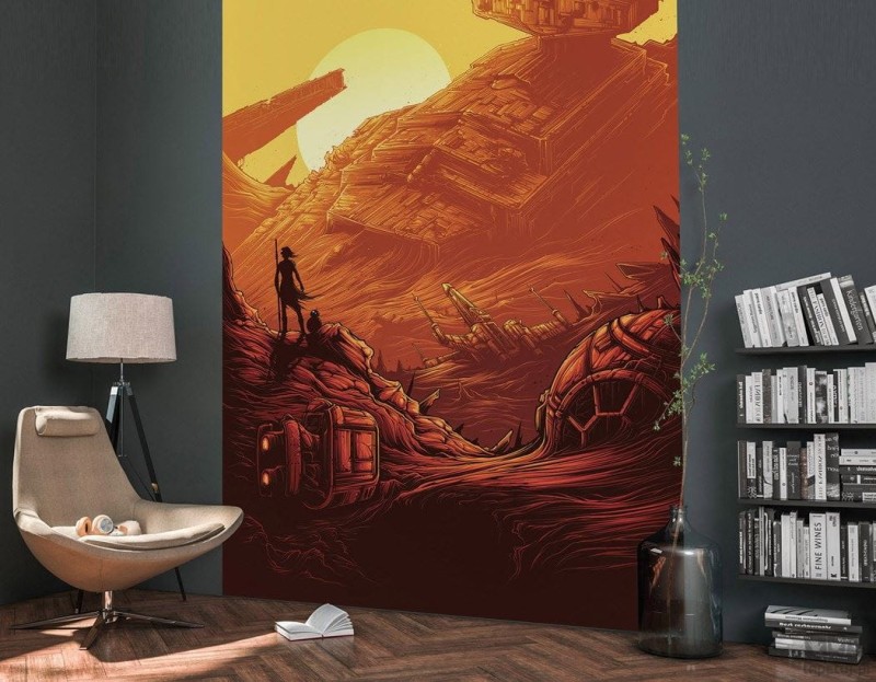 Fototapeta Star Wars Jakku Star Destroyer IADX4-027