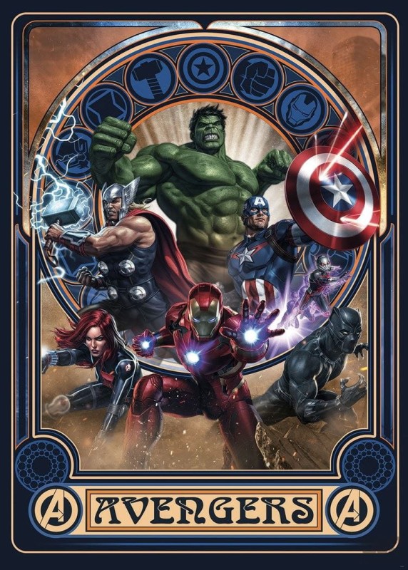 Fototapeta Avengers Ornament IADX4-068