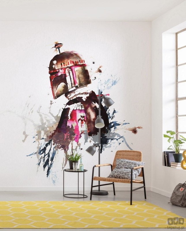 Fototapeta Star Wars Watercolor Boba Fett IADX5-021