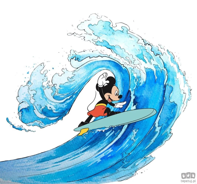 Fototapeta Mickey Surfing IADX6-007