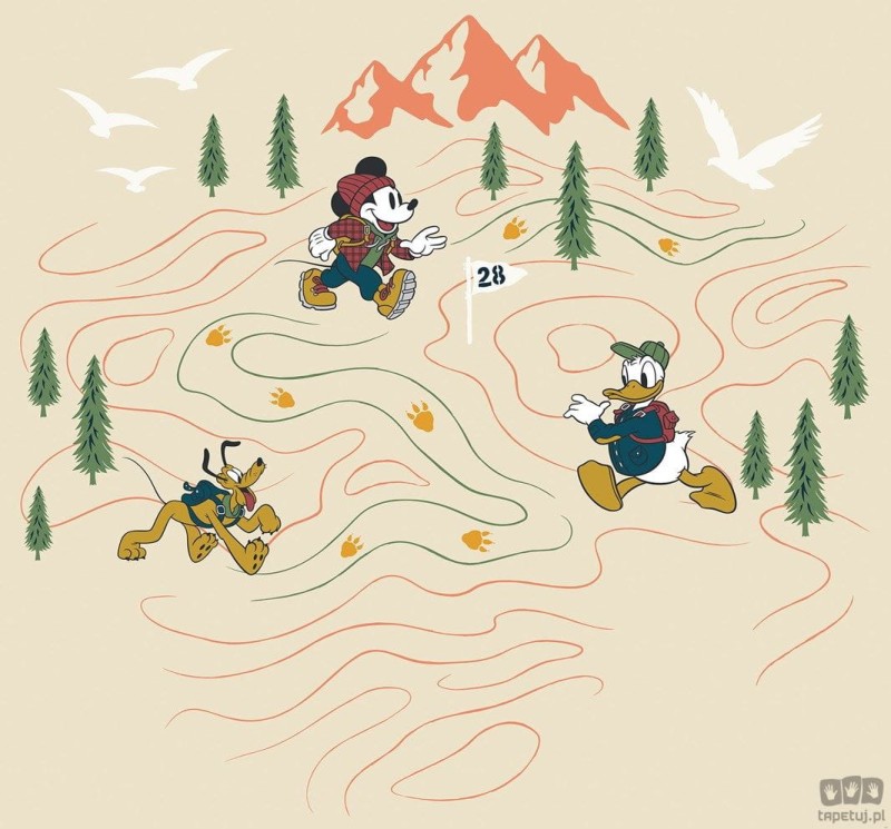 Fototapeta Mickey Meets the Mountain IADX6-035