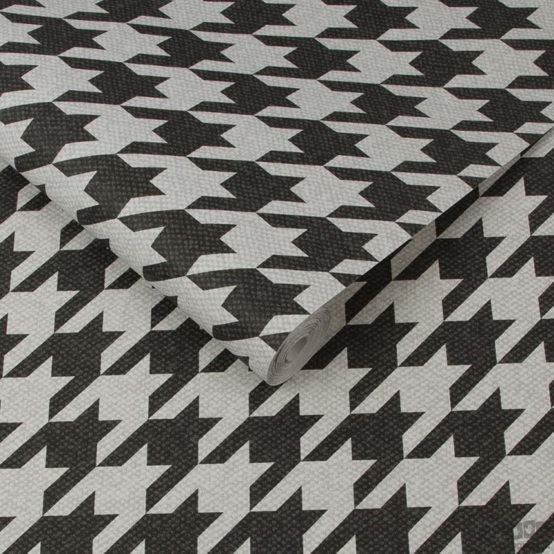 Tapeta monochromatyczna wzór krata