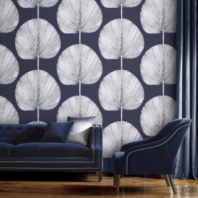 Elegancka tapeta rozłożyste liście