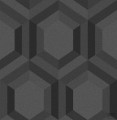Szara tapeta z geometrycznym motywem