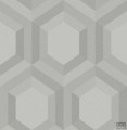 Szara tapeta z geometrycznym motywem