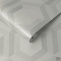 Szara tapeta z geometrycznym motywem