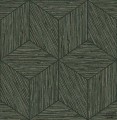 Tapeta na flizelinie wzór geometryczny zielony