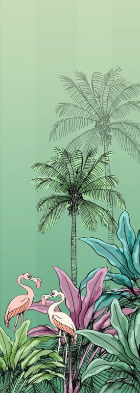 Fototapeta Jungle Flamingo DX2-018