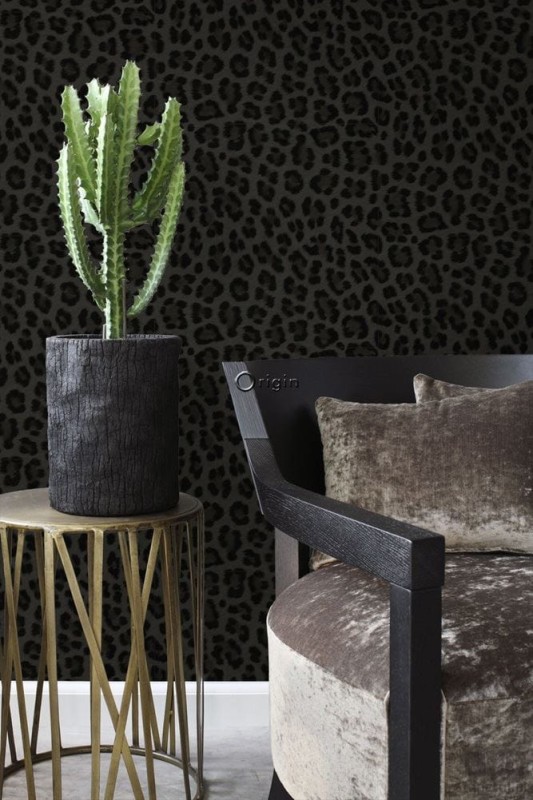 Tapeta ścienna z efektem skóry geparda cętki