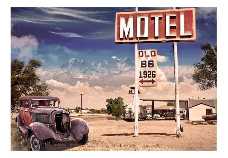 Fototapeta - Old motel