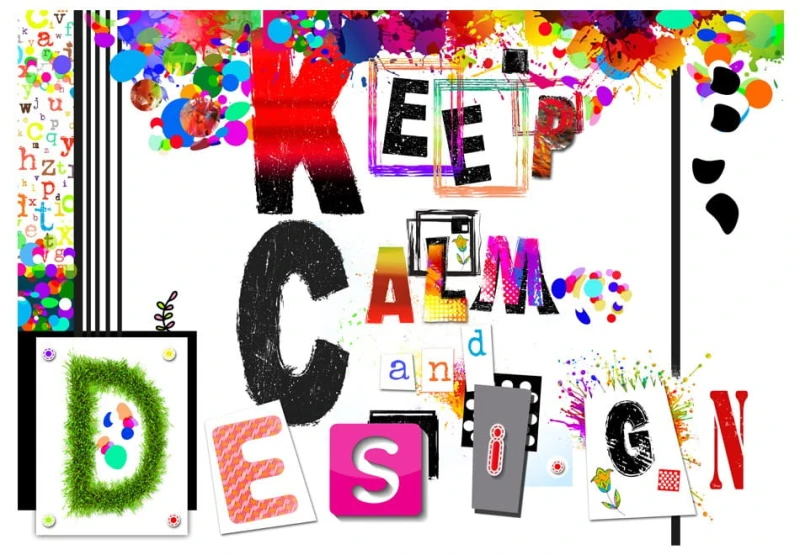 Fototapeta - Keep Calm and Design