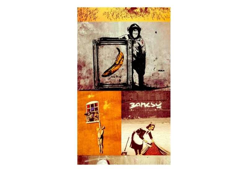 Fototapeta - Kolaż - Banksy
